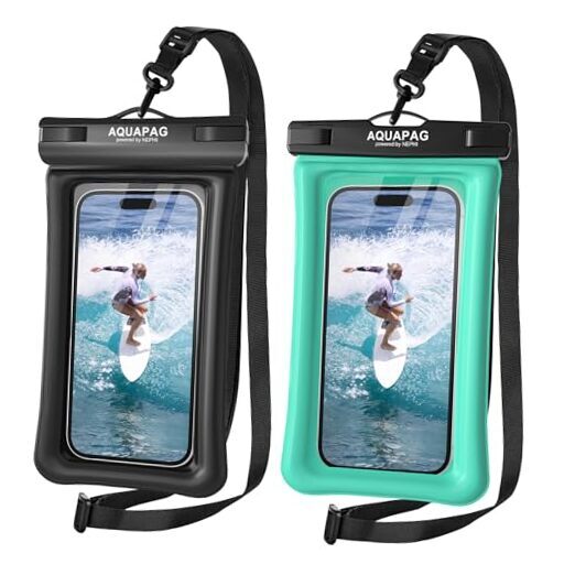 IP68 Waterproof Phone Pouch 2 Pack-Up to 7.0