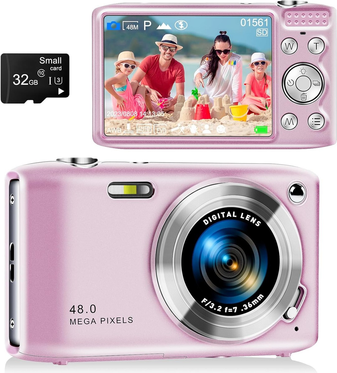 ✓ 48MP Point and Shoot Camera With IPS Screen, 4K Video