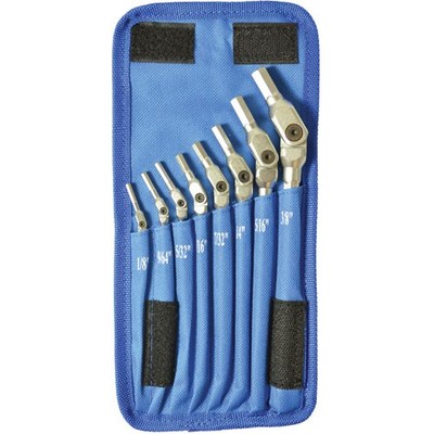 Bondhus HP8-IC-17 Sechskant-Pro Schwenkkopf Sechskantschlüssel Schraubenschlüssel Set 1/8-3/8'' AF