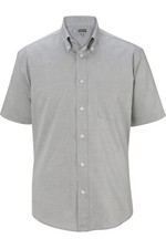 Edwards Mens Pinpoint Oxford Shirt - Short Sleeve - 1925 FREE SHIPPING 