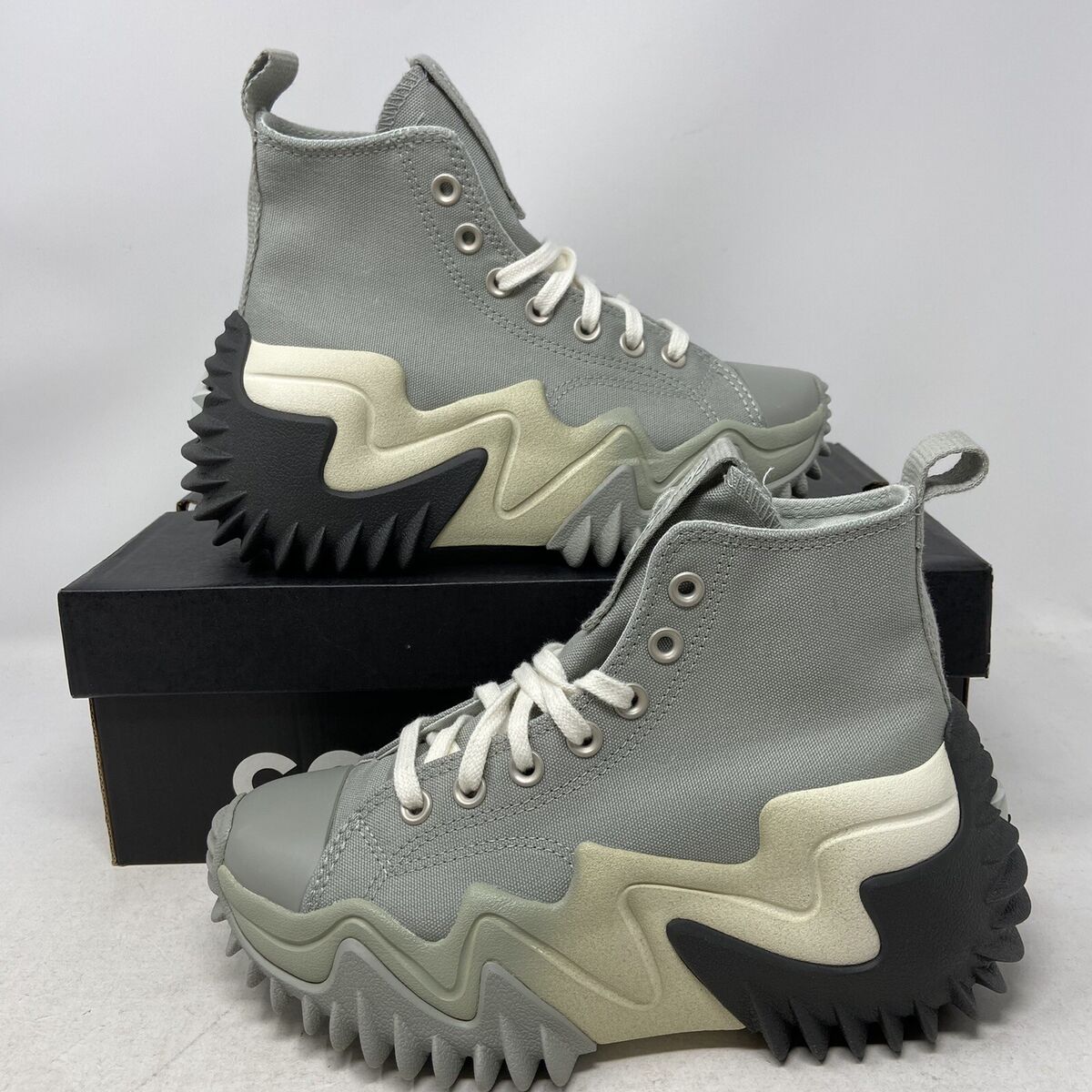 Converse Run Star Motion Hi Womens Grey Slate Sage Silver Converse Run Star Motion Hi Womens Grey Slate Sage Silver