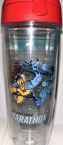 WALT DISNEY WORLD MARATHON WEEKEND TERVIS TUMBLER WATER BOTTLE 24 Oz. RUNDISNEY - Picture 2 of 8