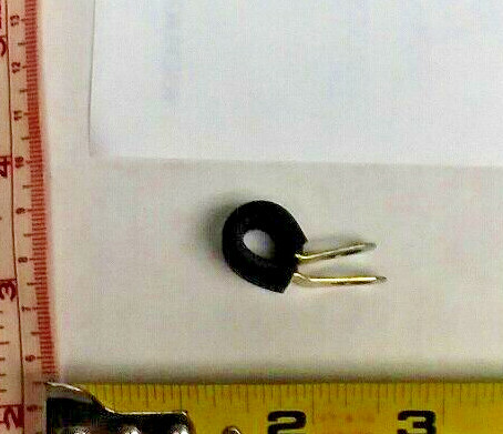 Qty. 10 Adel Cushion P-Clamp Fits 1-3/4" Tube, Wire Loom, Hose MS21333 - Foto 2