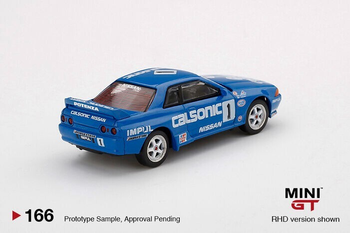 MINI GT 166 Nissan Skyline GT-R (R32) Gr. A #1 Calsonic 1991
