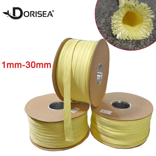 Insulated Sleeve Aramid Tunnels Flame Retardant Hollow Kevlarr Fiber Tube Rope