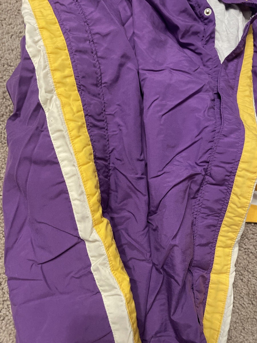 Vintage 80s 90s Los Angeles Lakers Champion Warm Up Full Set Size