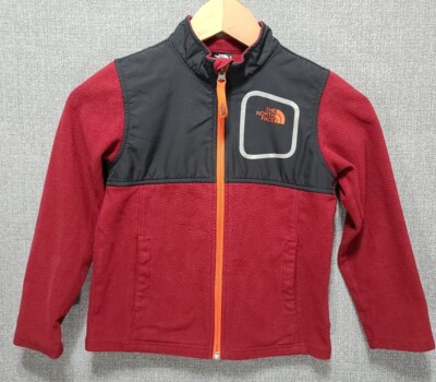 The North Face Boys Full Zip Fleece Jacket Toddler Size 6 / 6 Red