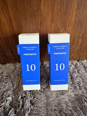 IT'S SKIN Power10 Formula Li Effector Firefighter 1.01oz/30ml K-Beauty set of 2