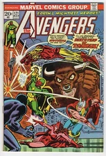 The Avengers #121 March 1974  - missing Marvel Value stamp - John Buscema art