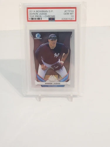 2014 Bowman D.P Aaron Judge Top Pros-Chrome PSA 10 GEM MINT
