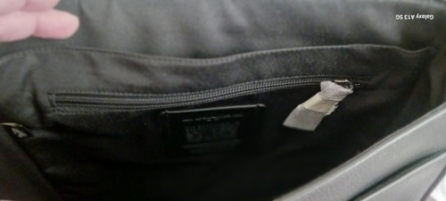 Coach Houston Map Bag F68015 nuova con etichette borsa messenger in pelle nera canna di fucile tracolla - Foto 16 di 24