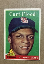 1958 Topps #464 - Curt Flood (RC)
