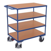 Variofit Schwerer Tischwagen Mit 4 LadefläChen 1.000 X 700 Mm