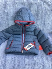 Gerry Kids Lined, Warm Jacket Gray with Red Trim 6 Brand New With Tags 