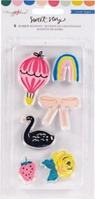 Maggie Holmes Sweet Story Rubber Stickers 8/Pkg Accent