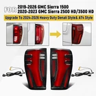 Upgrade LED Taillights For 2020-2023 GMC Sierra 2500 HD 3500 HD Left+Right Pair