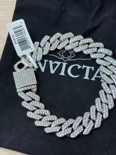 Cuban Ice Invicta Mens Ultra Iced Out Cuban C...