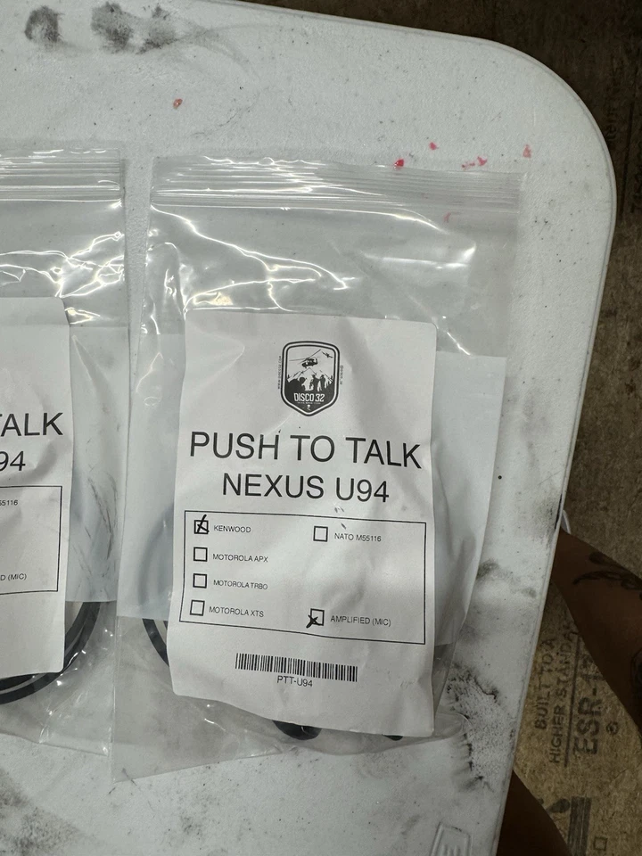 🎧 DISCO32 Push To Talk (PTT) NEXUS U94 for Kenwood – Amplified MIC  - Image 2 of 2