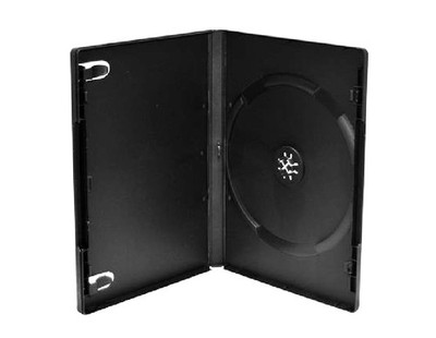 20x 1 Fach DVD | CD-Box | DVD Hülle | DVD Leerhülle schwarz 14mm 20 stück
