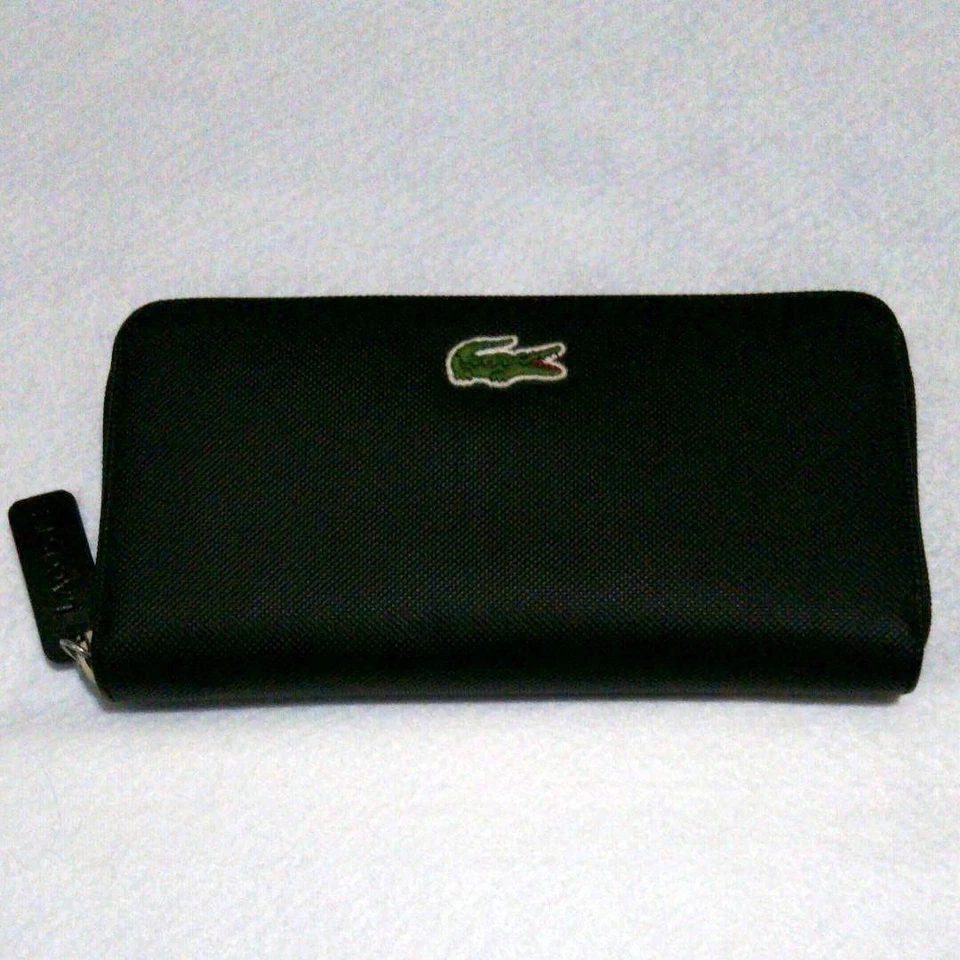 Женские аксессуары LACOSTE длинный бумажник черный ограниченный выпуск VHTF популярный продукт - Изображение 2 из 4