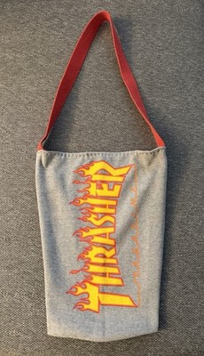 Thrasher Skateboard Magazine Flames Tote Bag Shopping Skate Surf Beach Handmade