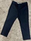 Aramark Work Pants Unisex Adult Size 36 X 32 Black Stretch Waistband Adjustec — photo 2