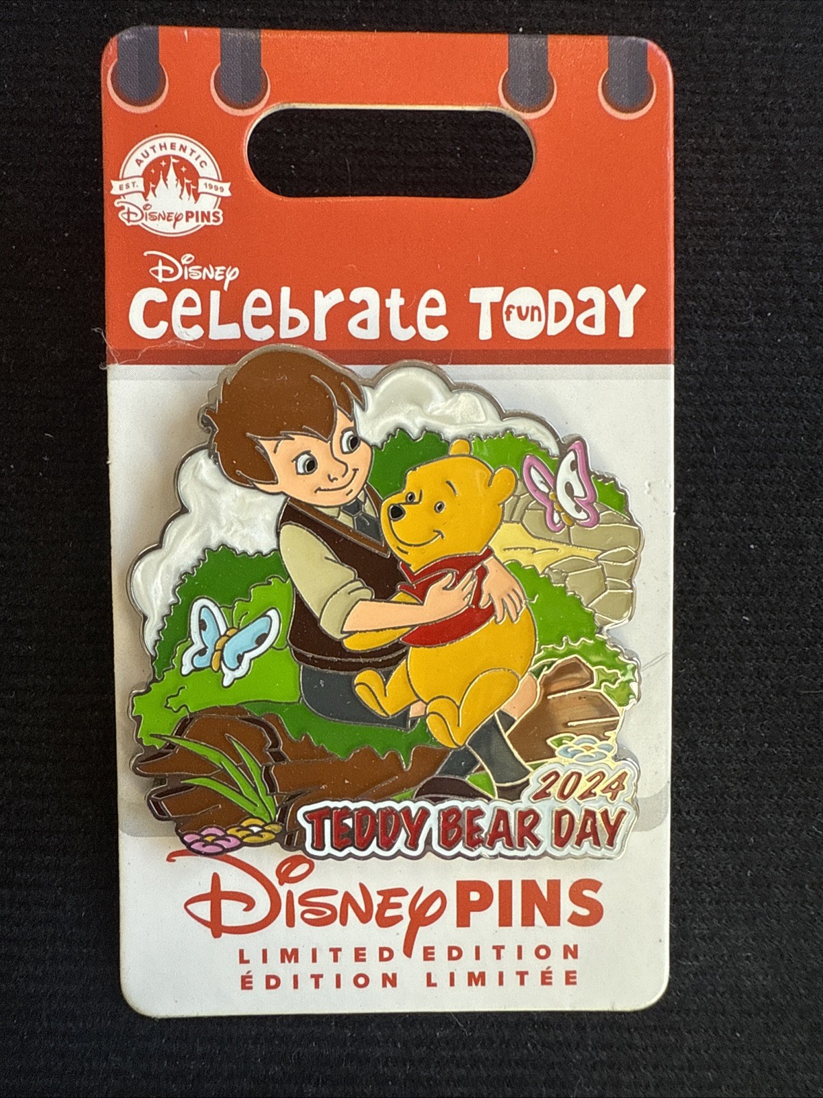 Disney Celebrate Today Pin -  Teddy Bear Day 2024 Winnie the Pooh