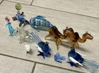 Vintage Hand Blown Murano Style Glass Figurines