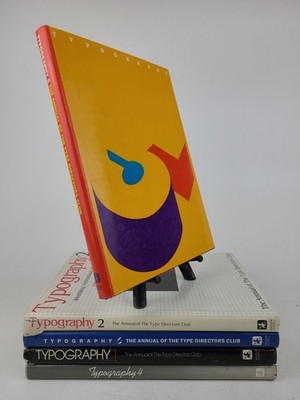 Typography Lot 1 2 4 5 6 Annual of the Type Directors Club Graphic Design Books