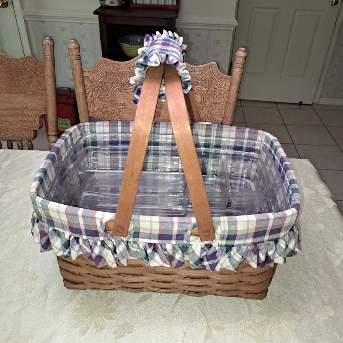 Longaberger Picnic Basket for sale | eBay