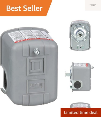 #ad Square D Air Pump Pressure Switch 30 50 psi Pressure Setting 20 65 psi Cu... $50.99