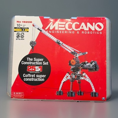 Meccano, Super Construction 25-in-1 Motorized Building Set, STEM Education NIB