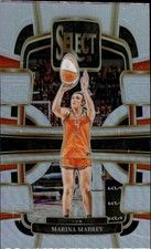 2024 Panini Select WNBA Marina Mabrey #95 Prizms Silver Connecticut Sun 26J