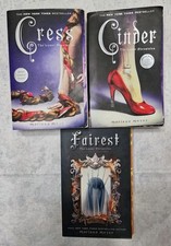 Marissa Meyer Lunar Chronicles Cress Cinder Fairest Lot of 3 1st Ed See Pictures