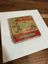 Vintage Castle Films Woody Woodpecker Standard 8mm Black White Reel