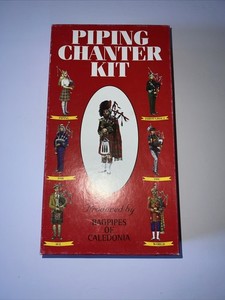 Bagpipes Beginner Piping Chanter Kit with Cassette and Practice Chanter Reeds