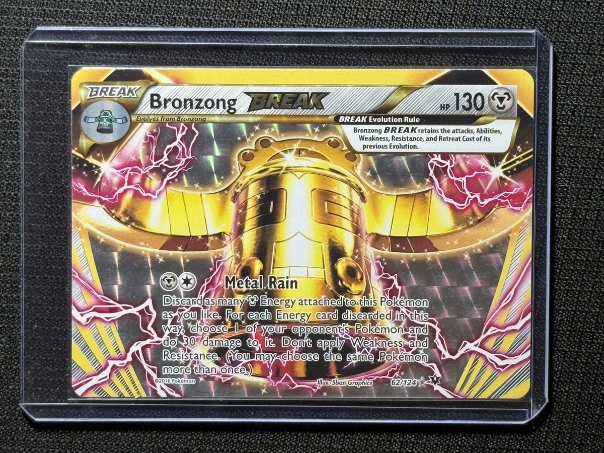 Pokmon BRONZONG BREAK 62/124 XY Fates Collide LP Condition!!! Pokmon BRONZONG BREAK 62/124 XY Fates Collide LP Condition!!!