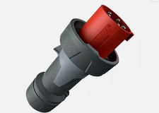 63A Mennekes 3 Phase 415V 5 Pin IP67 PowerTOP Xtra Industrial Rubber Plug