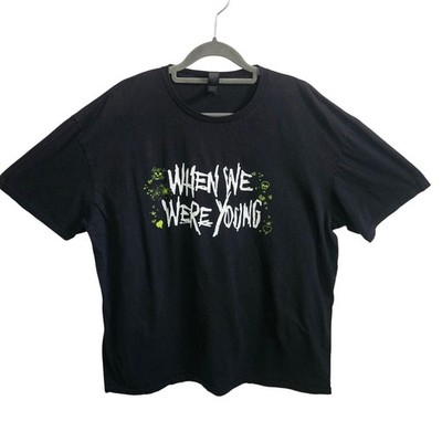 When We Were Young Festival Tee Shirt Las Vegas Black Pop Punk Emo Alternative