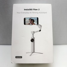 INSTA360 FLOW 2 AI SMARTPHONE GIMBAL STABILIZER STONE GRAY W/ CLAMP CMP130914