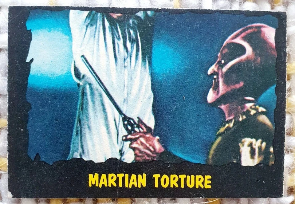 Outer Limits 1964 TOPPS BUBBLES, INC Vintage Trading Card Martian Torture - Image 2 of 4
