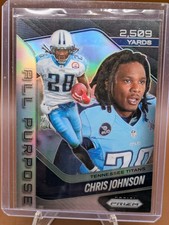 CHRIS JOHNSON 2025 PANINI PRIZM ALL PURPOSE SILVER TITANS