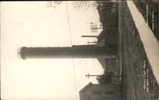 Earlville IL Planta de Luz Eléctrica y Torre de Agua c1900s-10s RPPC Postal bhn