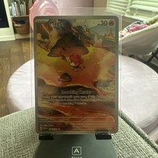 Pokémon TCG Magby 186/182 Paradox Rift Illustration Rare Card