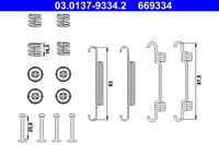Ate ZubehöRsatz Feststellbremsbacken Hinten Rechts Links FüR Hyundai Sonata V