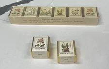 Vintage Ben Rickert English Country Floral Bath Cube Set 8 Cubes Total