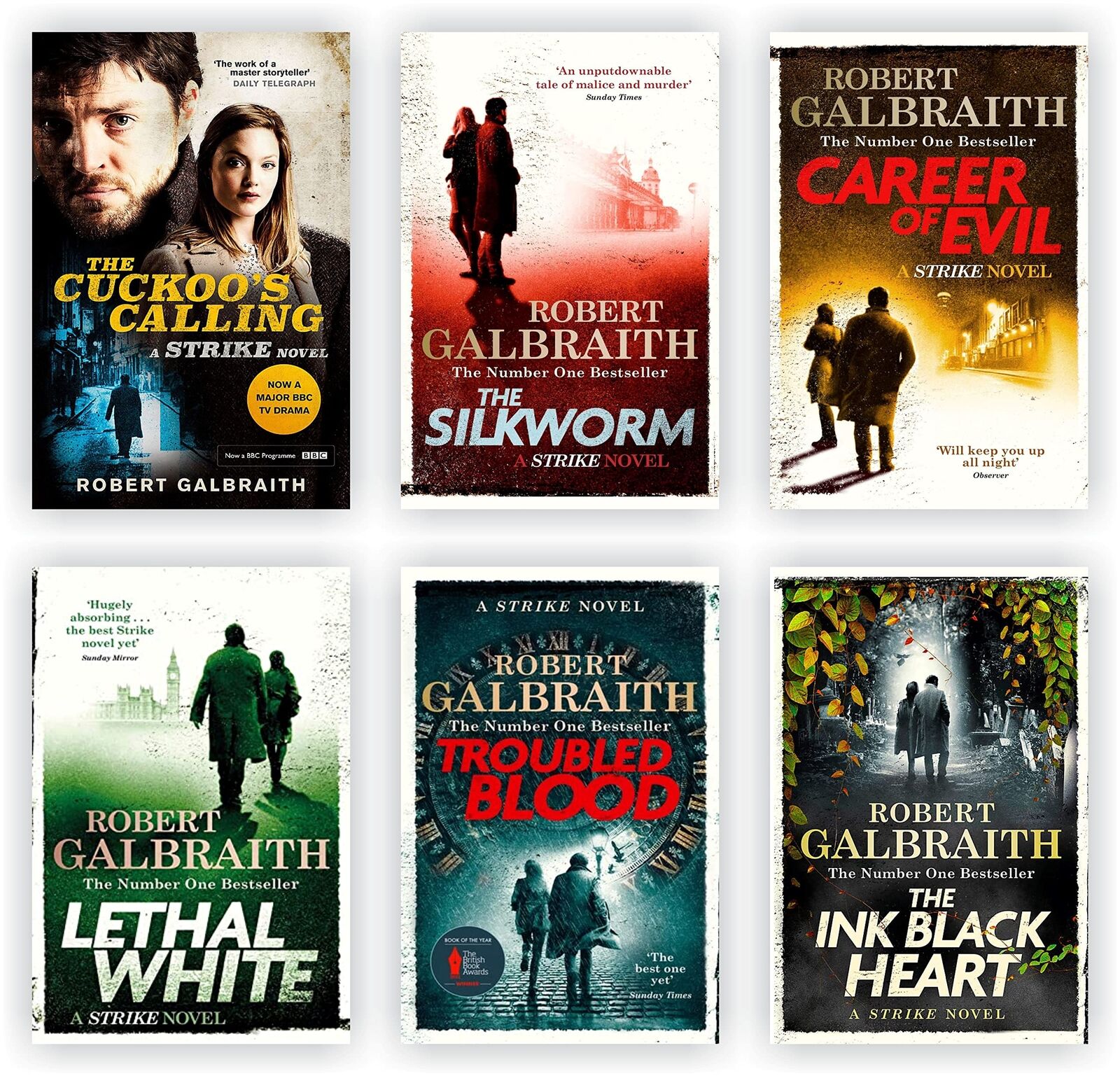 Robert Galbraith's Cormoran Strike Series in Order