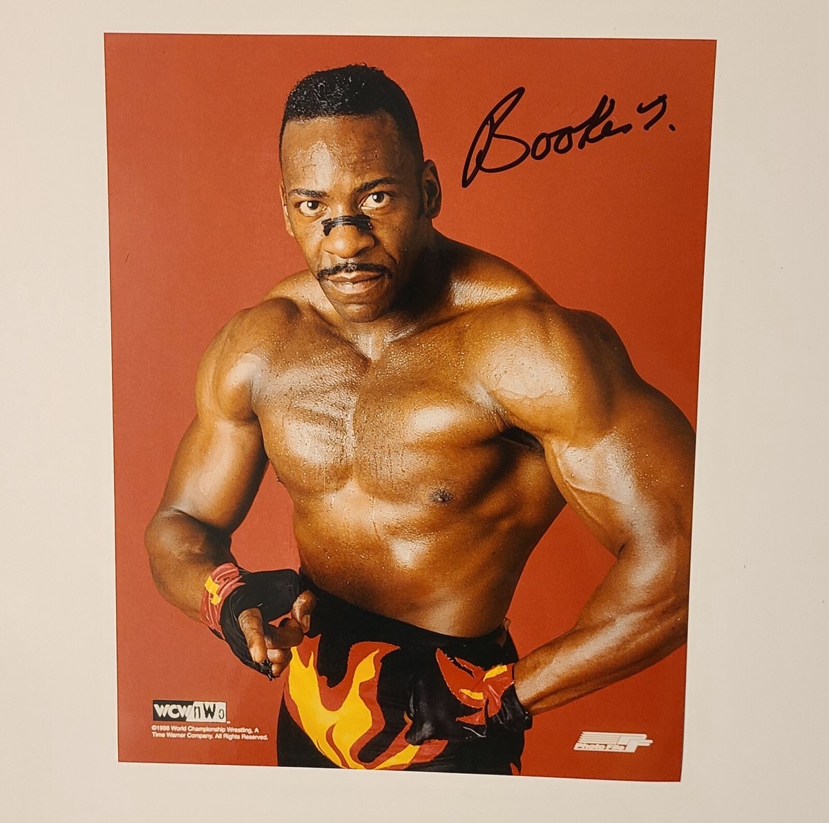 WCW Wrestling Champion Booker T 8x10 Autographed Picture W/ COA | eBay