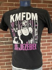 vtg 90s KMFDM Juke Joint Jezebel TShirt Size L single stitch USA made KRAUT!