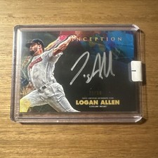 LOGAN ALLEN 2020 Topps Inception Silver Signings 14/99 Indians AUTO RC